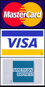 We take MasterCard, Visa, Discovery Card, American Express and Paypal and of course cash